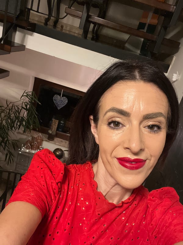 Woman Takes Indoor Selfies in Konz, Germany