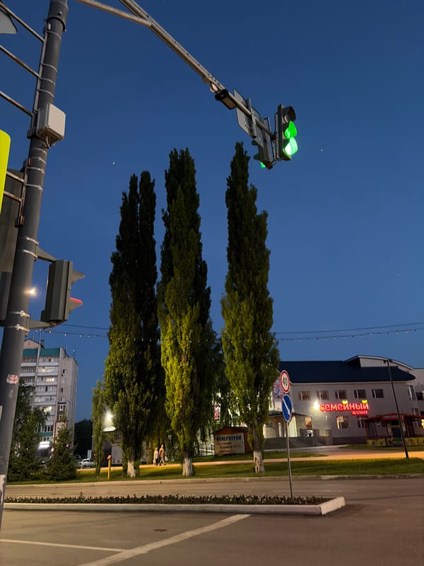 Evening stroll documented through Tujmazy streets and retail stop