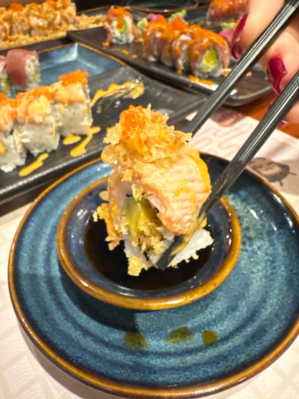 Japanese dining experience documented in Nha Trang, Vietnam
