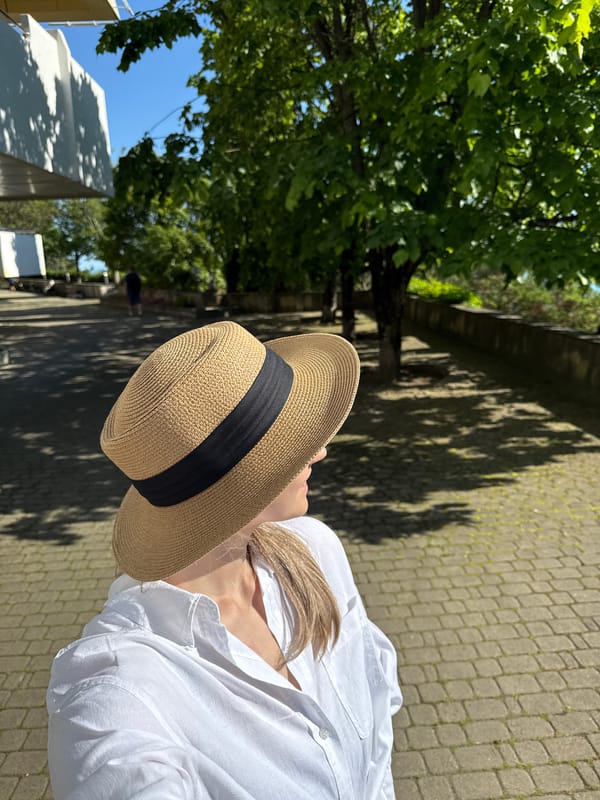 Person photographed outdoors in sunny Nebug, Russia