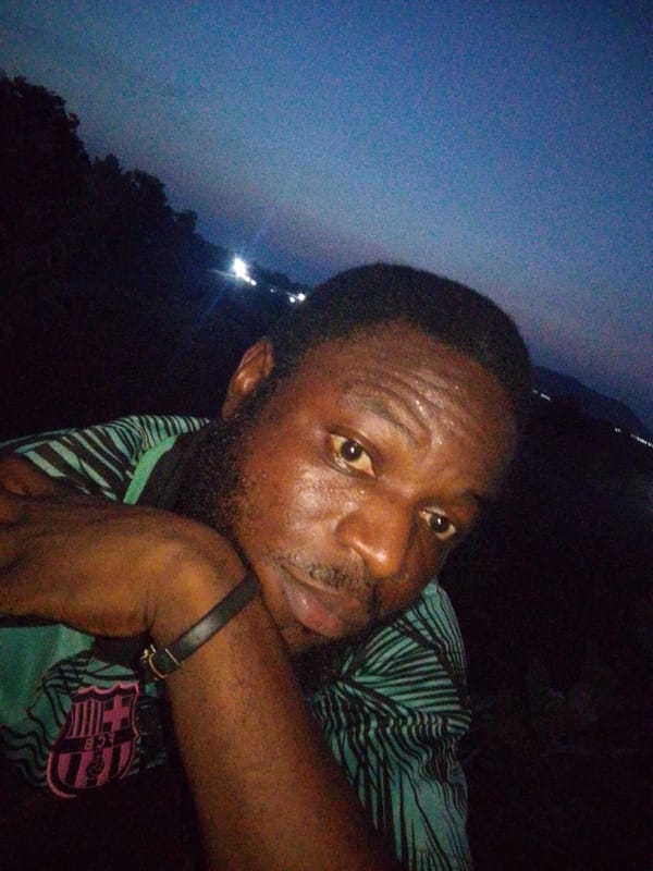 Man photographed in evening portraits in Lokoja, Nigeria