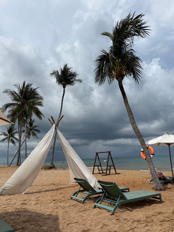 Overcast morning captured at Phú Quốc beach and pool
