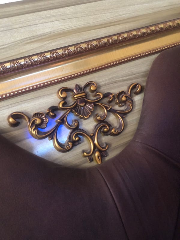 Ornate decorative display documented in Sabon Tasha, Nigeria