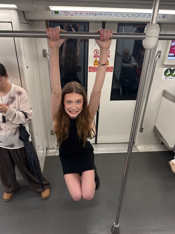 Candid subway moments on the Shanghai metro