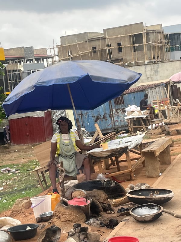 Morning street life documented in Karum, Nigeria