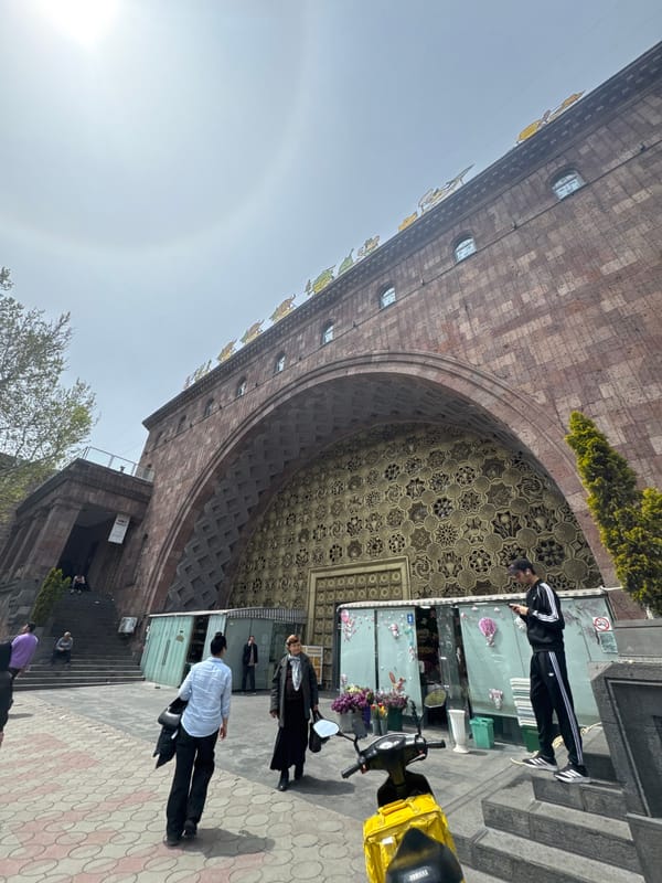 Street scenes documented around Blue Mosque area in Yerevan
