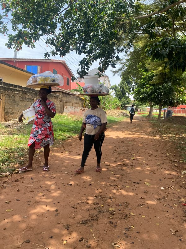 Daily life scenes documented in Accra, Ghana
