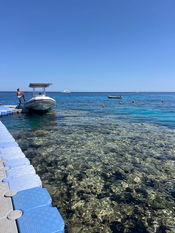 Red Sea resort scenes along Sharm El Sheikh's sunny coastline