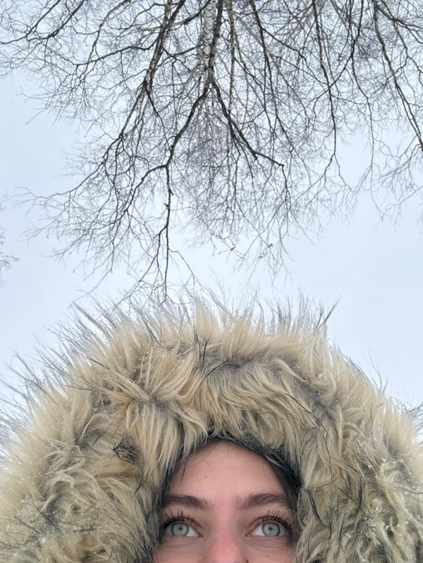 Chaikovsky residents document snowy March morning routines and activities