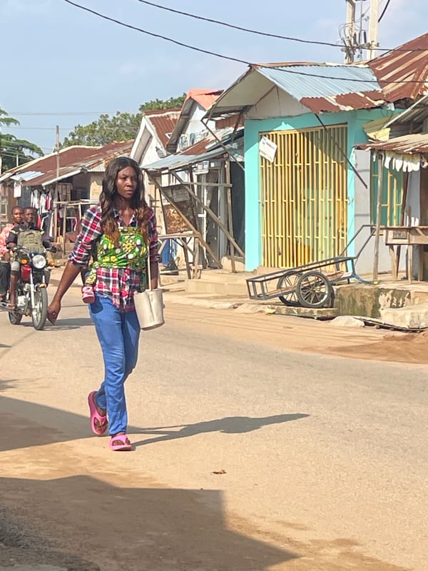Morning street life unfolds across Abuja neighborhoods