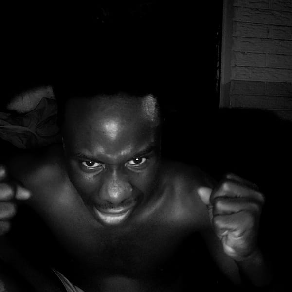 Nighttime portrait session captured in Narayi, Nigeria