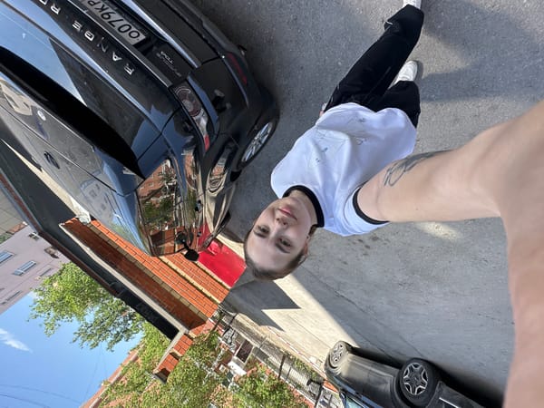 Person takes selfie in Perm, Russia