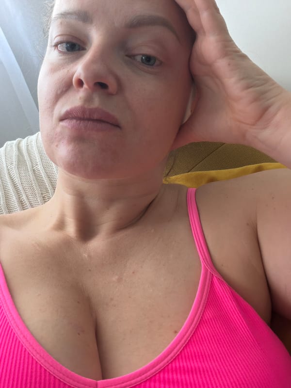 Woman takes selfie in Moscow