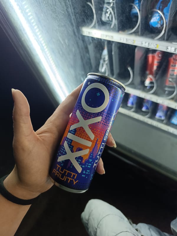 Energy drink purchase captured at Pleven vending machine
