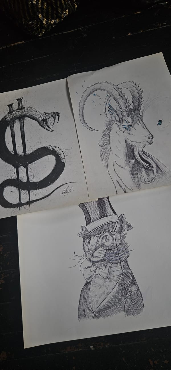 Artist creates mystical creature drawings in Bulgarian town