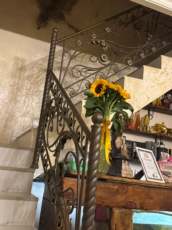 Inside a heritage building in Ptghni, Armenia