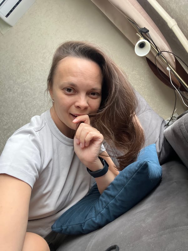 Casual morning at home in Tolyatti, room to room