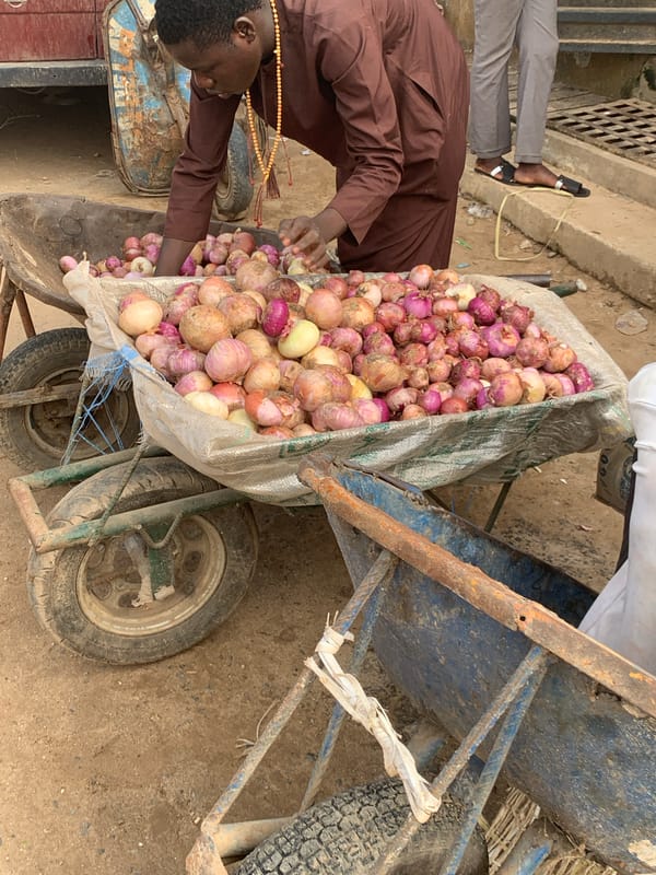 Morning street life documented in Shagamu, Nigeria