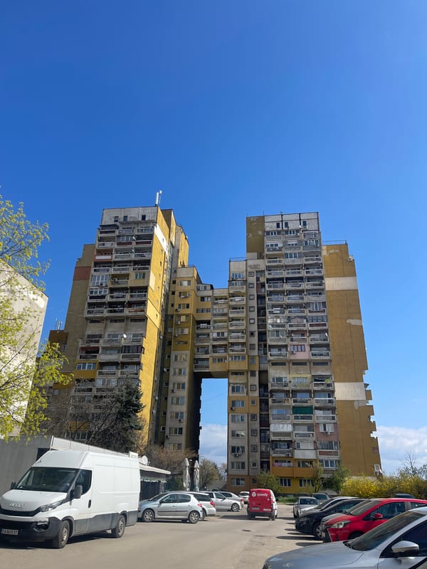 Morning scenes documented across Sofia apartment buildings and offices