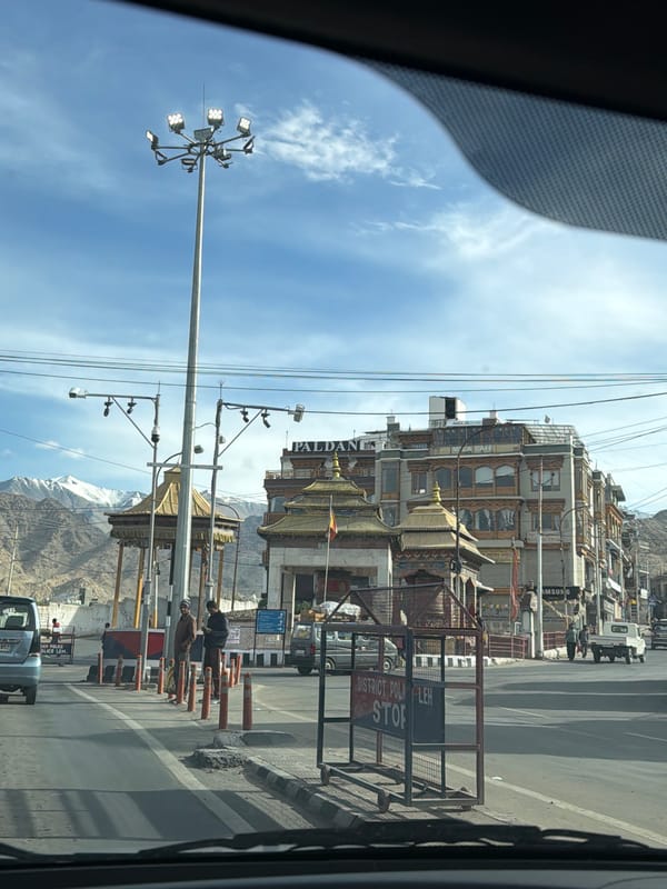 Street scenes and landmarks around Leh, Ladakh