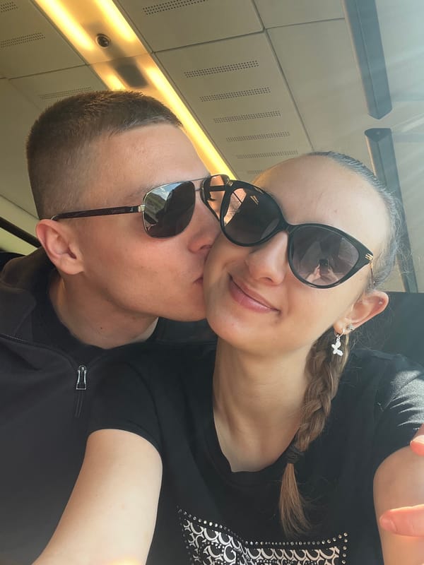 Couple captures intimate selfie moment in Rehlingen, Germany