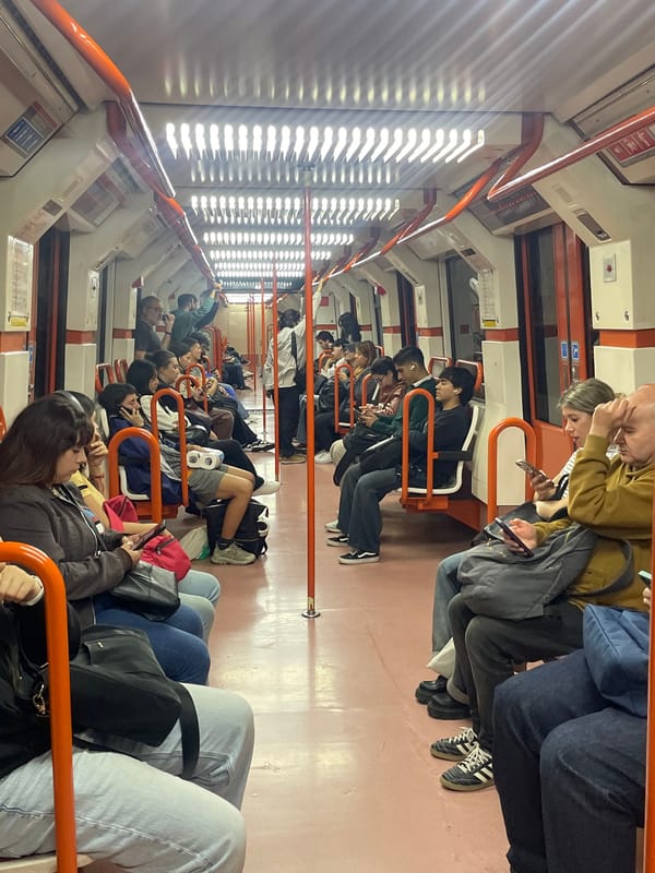 Late-night Buenos Aires street and subway activity documented