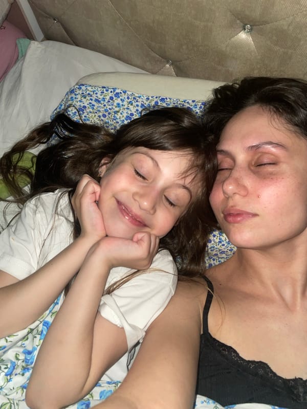 Family moments captured during evening hours in Izhevsk