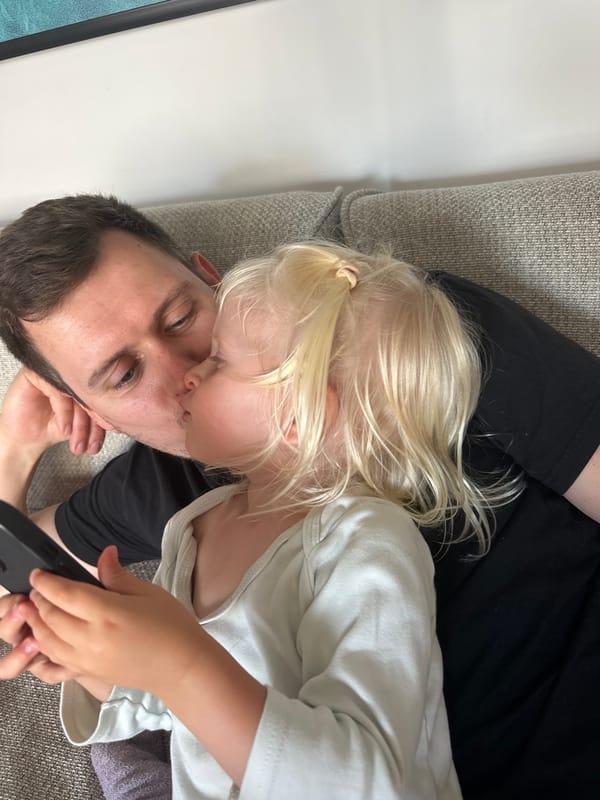 Quiet family moments at home in Petah Tikva