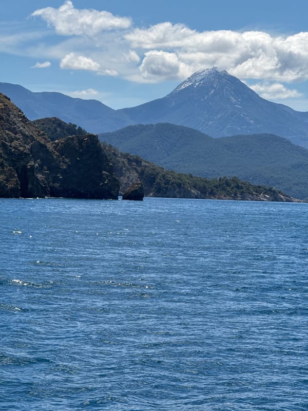Mountainous water landscape documented in Türkiye