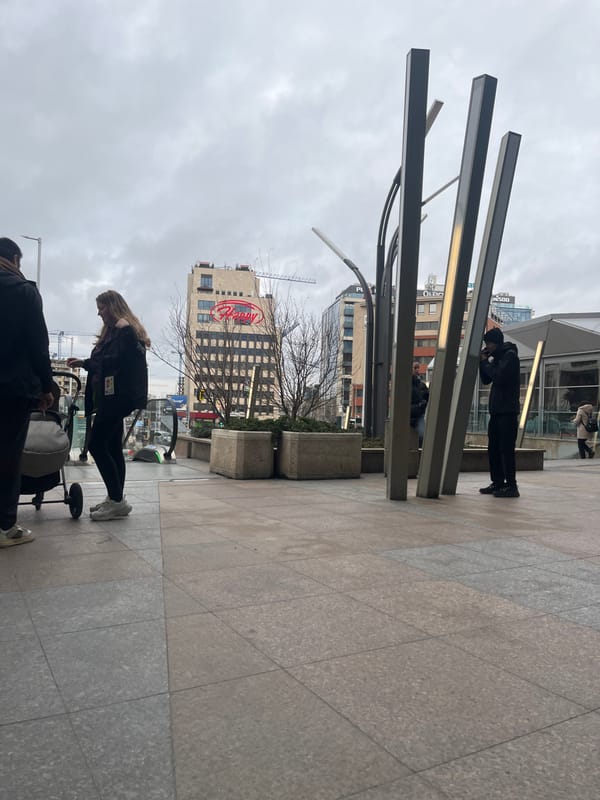 Everyday scenes captured across Sofia shopping areas and streets