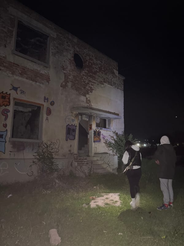 Two people spotted near abandoned building in Sopot, Bulgaria