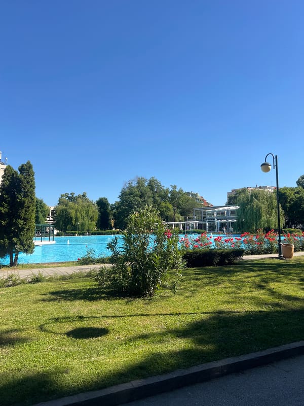 Sunny afternoon documented at Tsar Simeon Garden, Plovdiv, Bulgaria