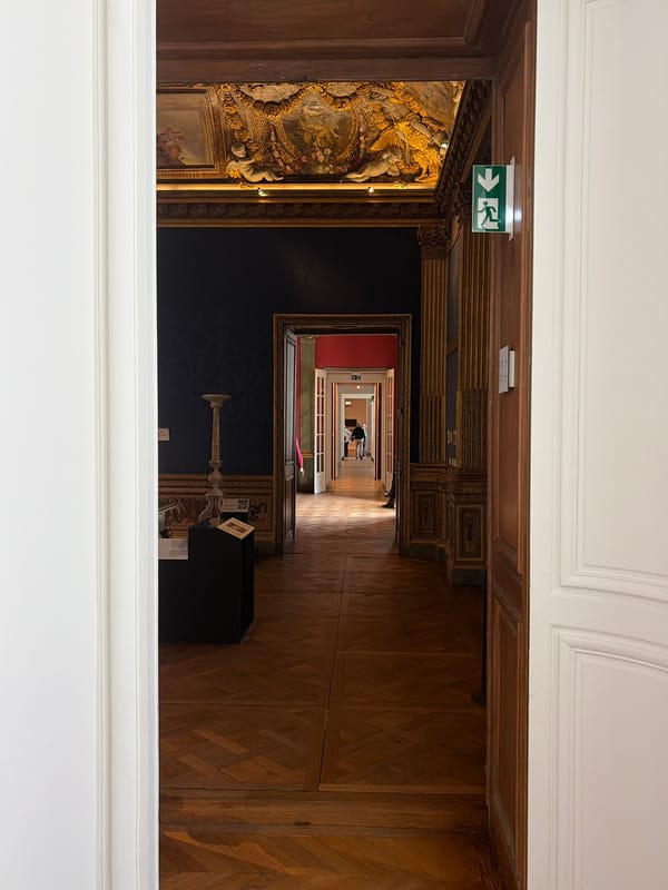 Visitor documents 40-minute cultural tour through Parisian museums