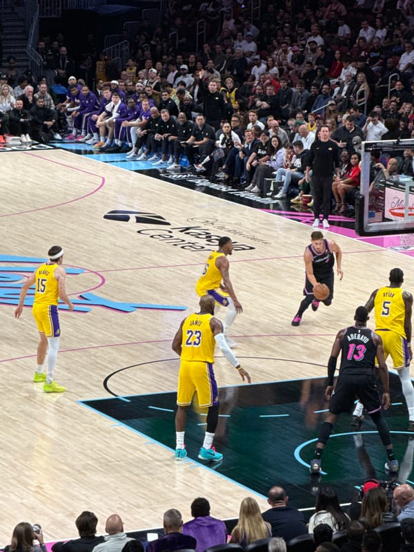 Heat host Lakers at Kaseya Center basketball game