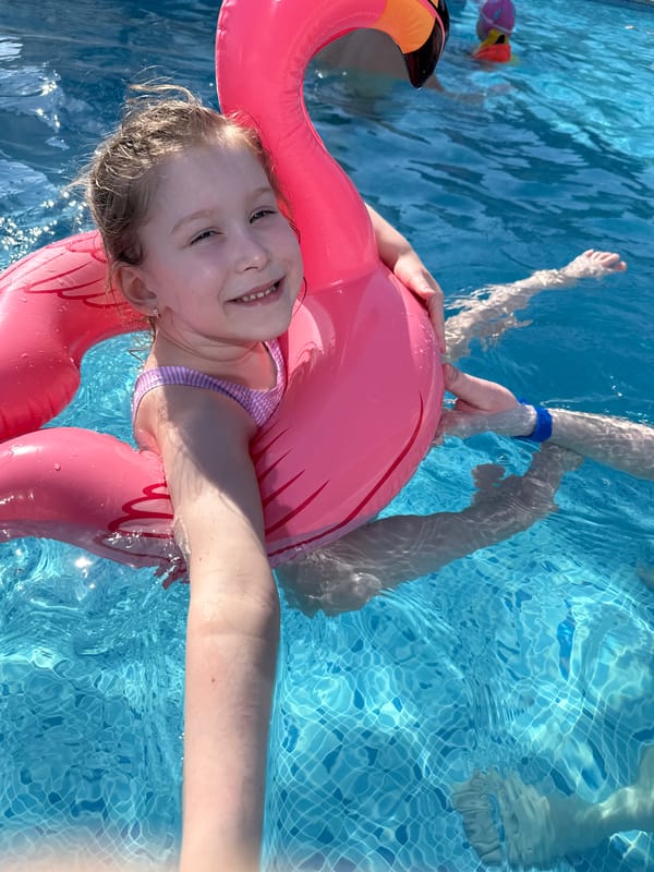 Families enjoy morning swim session in Votkinsk pool facility