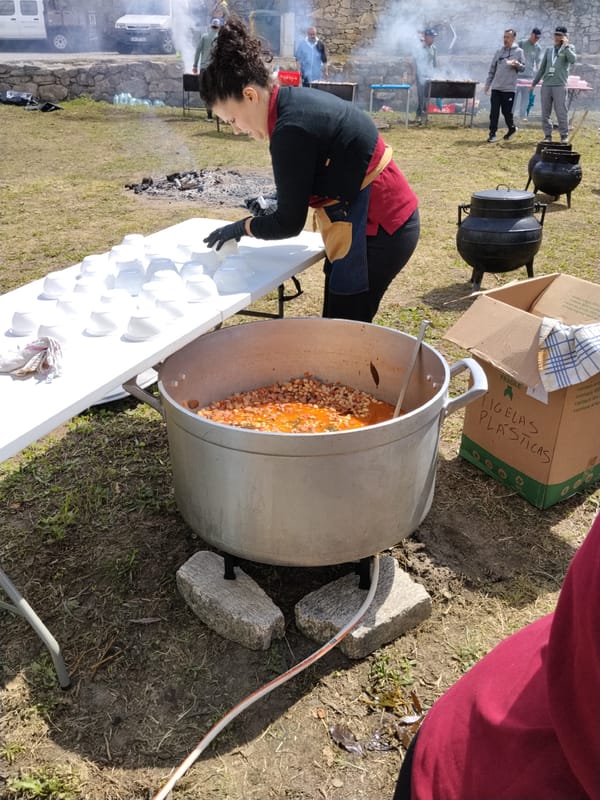 Drum performance draws crowds to historic Tarouca village gathering