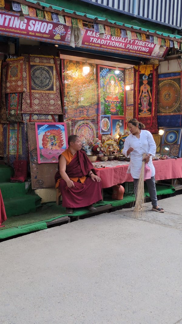 Daily life scenes captured in Dharamkot and Bhagsu, India