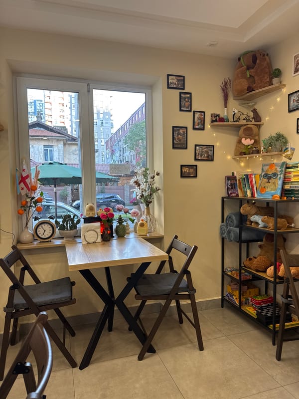 Afternoon coffee shop and shopping scenes documented by witnesses