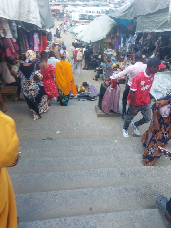 Morning rush hour activity captured across Dar es-Salaam markets