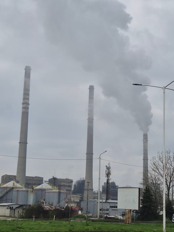 Morning scenes documented across industrial Ruse, Bulgaria