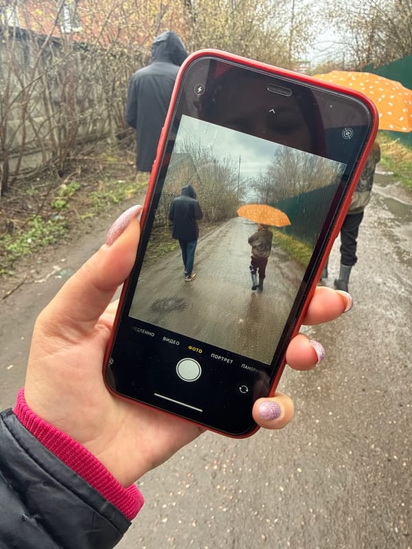 Rainy morning moments captured across Dmitrov, Russia
