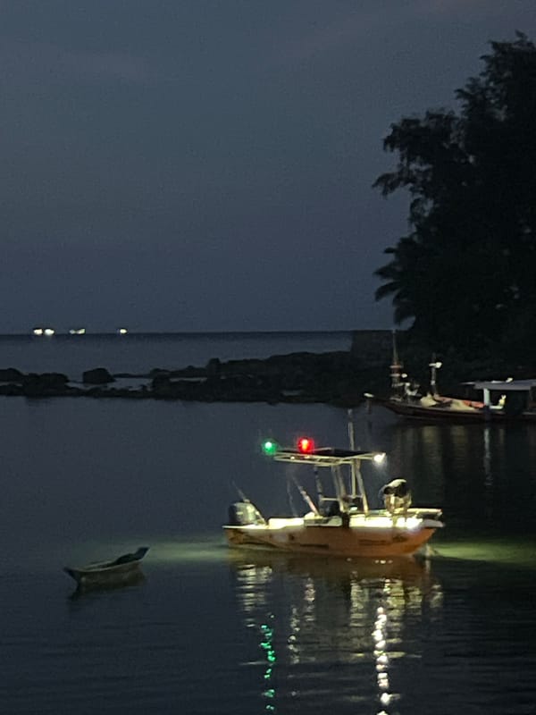Twilight snapshots of everyday life around Ko Pha-ngan