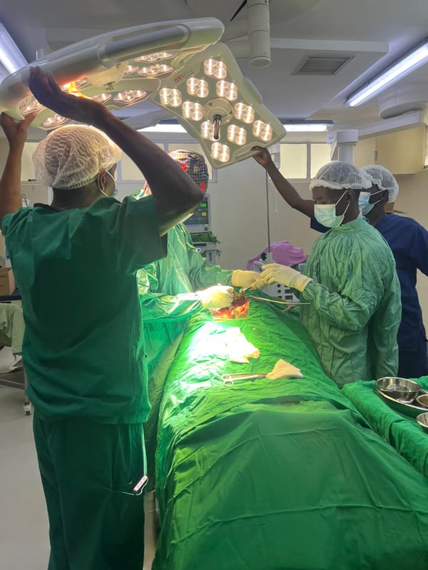 Surgical procedure performed at Nairobi medical facility