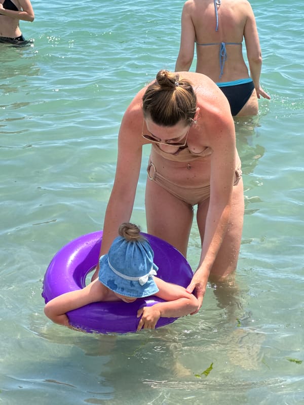 Summer beach day in full swing at Odesa's Black Sea coast