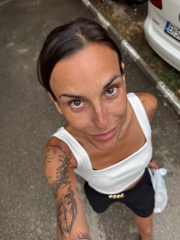 Solo selfie session through the streets of Pleven at dusk
