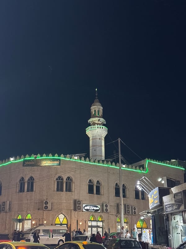 Evening snapshots across shops and streets in Amman
