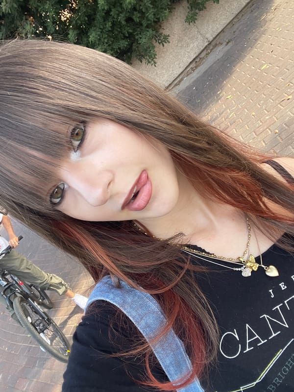 Quick selfie session on a sunny street in Raanana