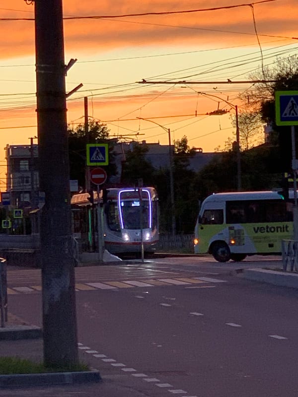 Urban sunset captured in dramatic sky sequence