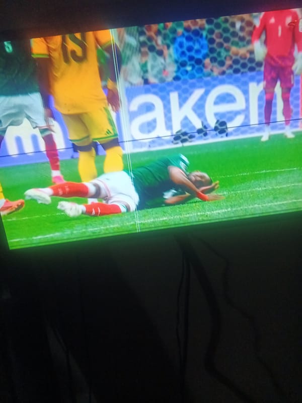 Mexico leads South Africa 2-0 in televised soccer match