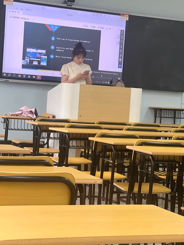 Classroom session underway in Liandu District, China